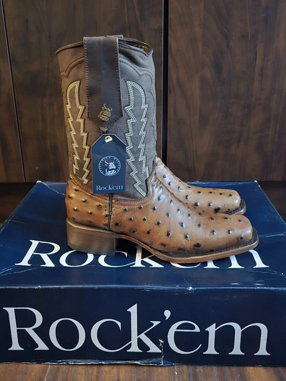 Rock'Em Men's Boots | Brown and Tan Boots | Retail price: $179.99